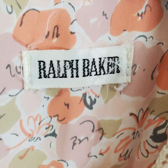 Ralph Baker Women Pink Abstract Dress Sz S image number 2