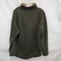 St. John Bay MN's Green Fleece Half Zip Cotton Blend Pullover Size MM image number 2