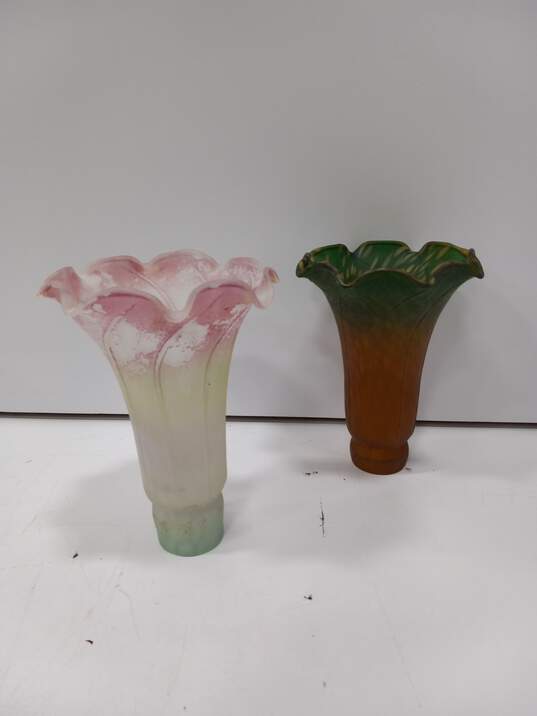 4 Lily Tulip Glass Lamp Shade Mixed Lot image number 4