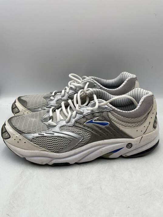 Buy the Mens The Beast 41199143 Silver Lace-Up Running Shoes Size 12 W-0552202-E