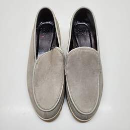 Donald Pliner Women's Gray Leather Loafer Slip-on Size 6M