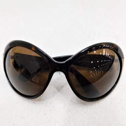 Marc by Marc Jacobs Havana Dark Brown Gradient Butterfly Sunglasses & Case With COA