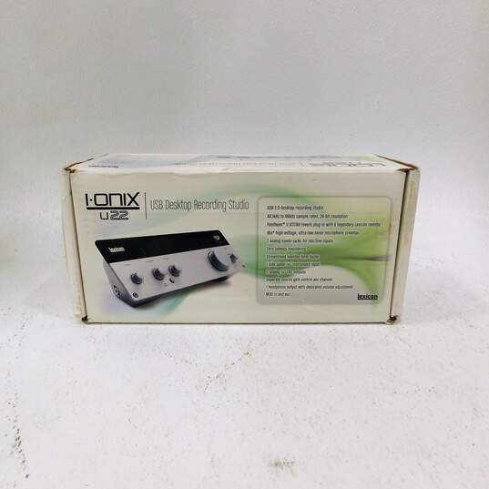 Lexicon Brand I-ONIX U22 Model USB Desktop Recording Studio w/ Original Box and Accessories image number 5