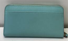 Kate Spade Leather Continental Zip Around Wallet Mint alternative image