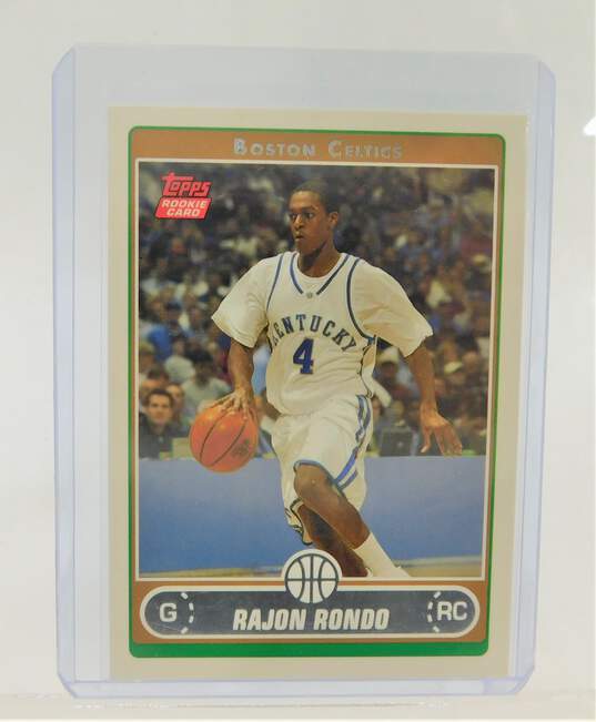 2006-07 Rajon Rondo Topps Rookie Boston Celtics image number 1
