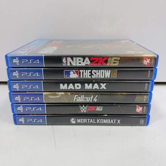 6pc. Assorted PlayStation 4 Video Game Lot image number 3