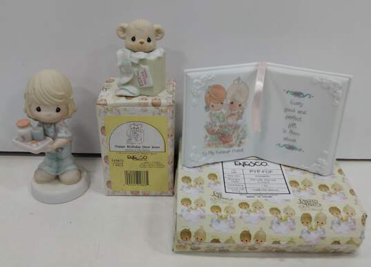 3 Precious Moments Resin Figurines image number 2