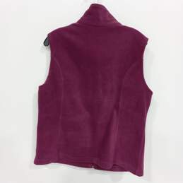 Columbia Men's Purple Full Zip Fleece Vest Size XL alternative image