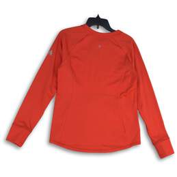 NWT Eddie Bauer Womens Red Crew Neck Long Sleeve Activewear Pullover T-Shirt M alternative image