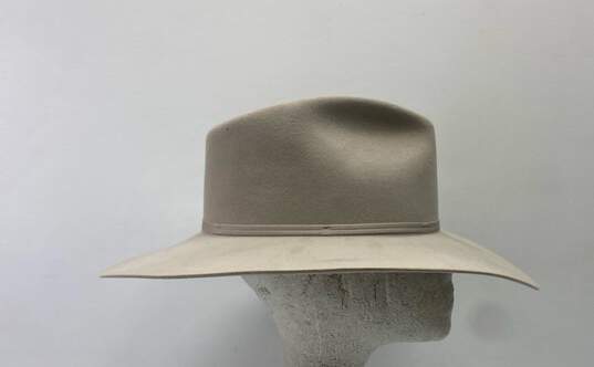 Stetson Beige Fur Felt Western Hat 5X Size 56 7 image number 4