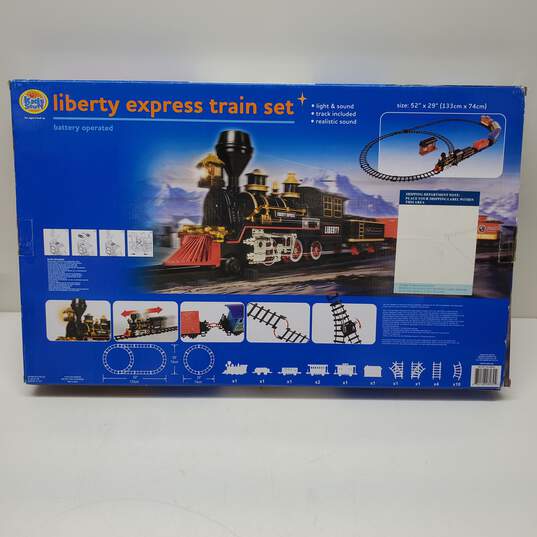 Kids Stuff Liberty Express Train Set Battery Operated IOB image number 8