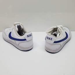 Mn VTG. Nike CD546-103 LU1 Court Vision Low White Royal Blue Sneakers Sz 10.5 alternative image