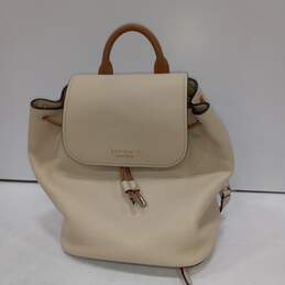 Kate Spade Sinch Cream Colored Leather Mini Backpack