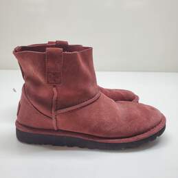 UGG Red Women's Classic Unlined Mini Boot 1017532 Size 6