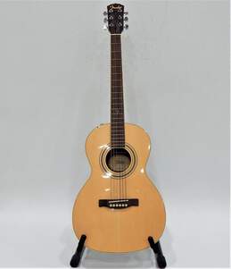 Fender Brand GDP100NAT Model Wooden 6-String Acoustic Parlor-Style Guitar