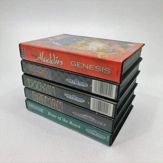 5ct Sega Genesis Game Lot image number 2