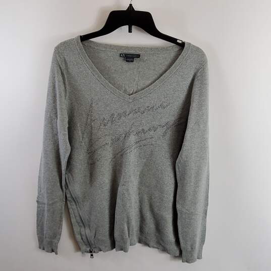 Armani Exchange Women Grey Sweater M image number 1