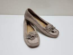 Michael Kors Beige Leather Loafers Women's Flat  Size 8.5 M