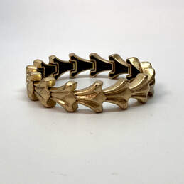 Designer J. Crew Gold-Tone Skeletal Dragon Scale Adjustable Brangle Bracelet