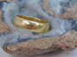 14K Gold Wide Wedding Band Ring 5.6g image number 3