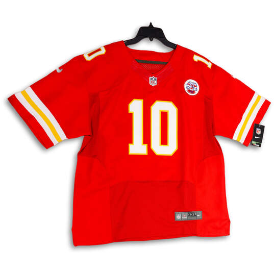 NWT Mens Multicolor Kansas City Chiefs Tyreek Hill #10 NFL Jersey Size XXL image number 1