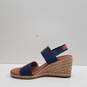 Tommy Bahama Elastic Strappy Sandals Blue 6.5 image number 2