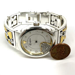 Designer Brighton Dual-Tone Gramercy Park Foldover Clasp Wrist Watch alternative image