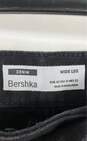 Bershka Women Black Wide Leg Jeans Sz 10 image number 3