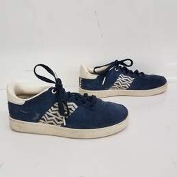 N'Go Blue Suede Sneakers Size 7