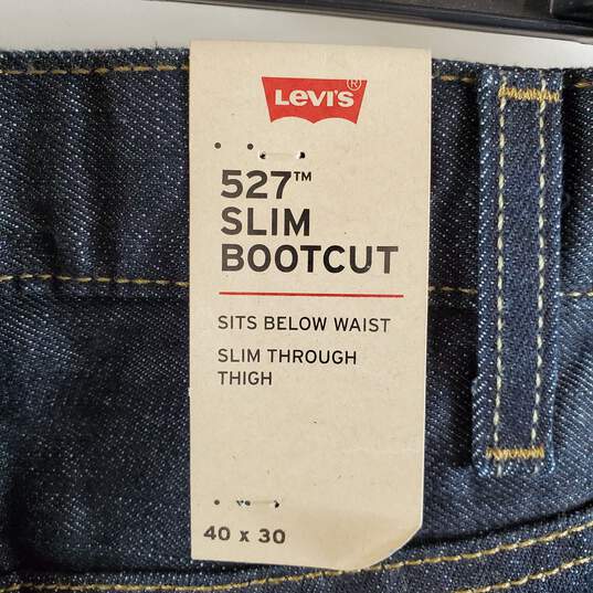 Levi's Men Black Washed Bootcut Jeans Sz 40 NWT image number 5