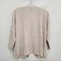 Eileen Fisher WM's Organic Linen & Cotton Blend Cream Color Cardigan Sweater Size S/P image number 2