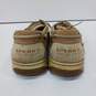 Womens Top Sider 9265943 Beige Leather Slip On Round Toe Boat Shoes Size 8.5 M image number 4