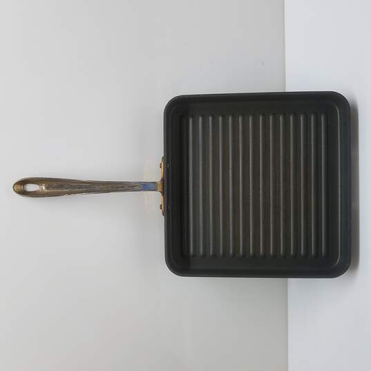 Square Non Stick Anodized Griddle Pan 11in image number 1