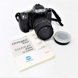 Minolta Maxxum 300si 35mm SLR Film Camera w/ Lens & Manual