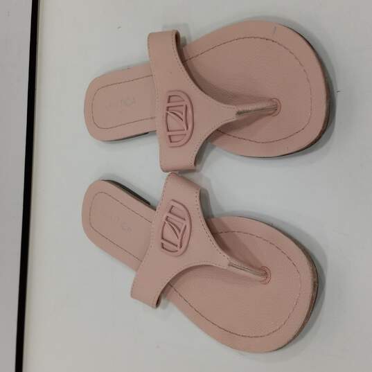 Nautica Women's Pink Leather Sandals Size 7.5 image number 1