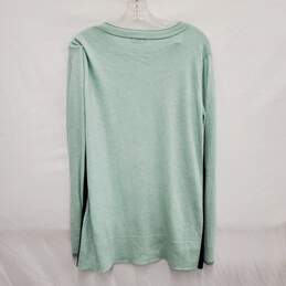 Smartwool WM's Shadow Pine Pocket Pastel Green, Blue & Gray Merion Blend Sweater Size XL alternative image
