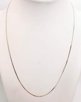 14K Yellow Gold C-Link Chain Necklace 2.6g