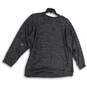 NWT Woemns Gray Heather Studded Long Sleeve Pullover Sweater Sz 3X(22-24) image number 2