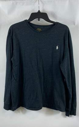 Polo Ralph Lauren Mens Gray Long Sleeve Crew Neck Pullover T-Shirt Size X Large