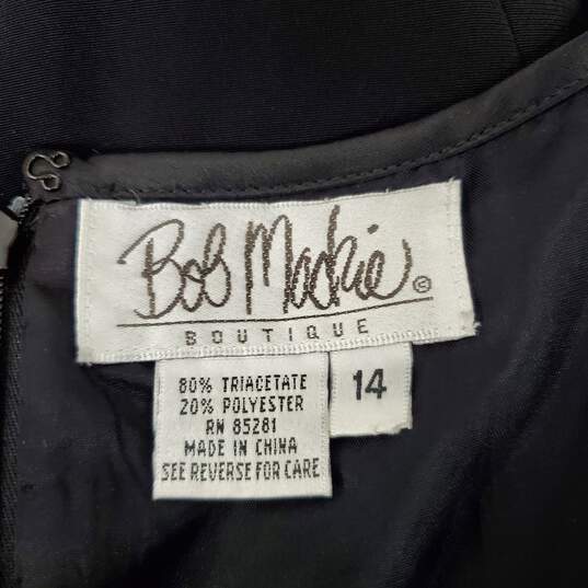 Buy the NWT VTG Bob Mackie's WM's Polyester Black Evening Formal Slip ...