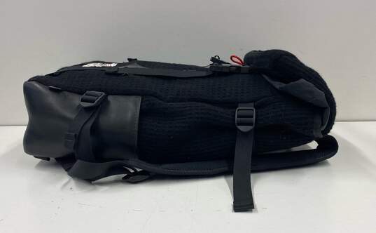 Topo Designs x Woolrich Klettersack 22L Black Wool Leather Backpack Bag image number 3