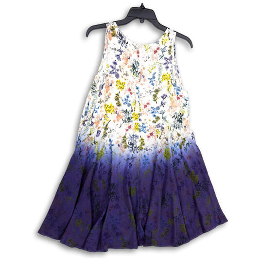 NWT Womens Multicolor Floral Sleeveless Back Button Sundress Size Small image number 4