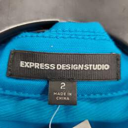 Express Women Blue Jacket Sz 2 NWT