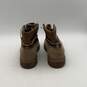Timberland Mens Tan Leather Round Toe Fold Down Lace-Up Snow Boots Size 10.5 image number 2