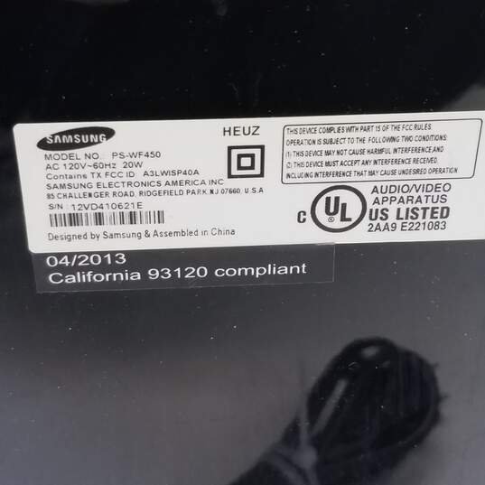 Samsung Wireless Subwoofer PS-WF450-SUBWOOFER ONLY image number 5