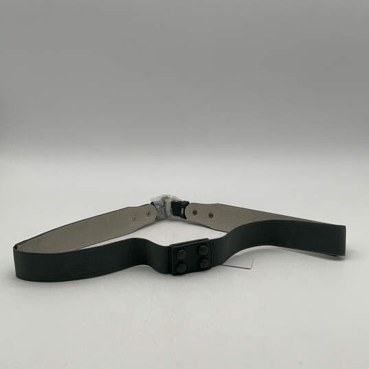 NWT Womens Black Leather Adjustable Strap Waist Belt Size X-Large image number 3