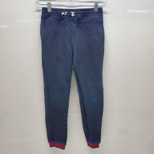 AUTHENTICATED KIDS GUCCI FRENCH TERRY NAVY SWEATPANTS BOYS SIZE 8 image number 1
