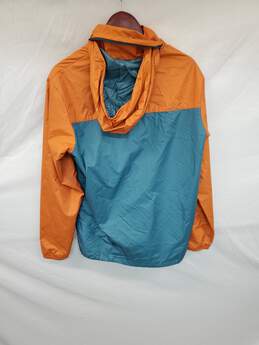 Unisex Patagonia Full Zip Up Orange Green Windbreaker Shell Jacket Sz M alternative image