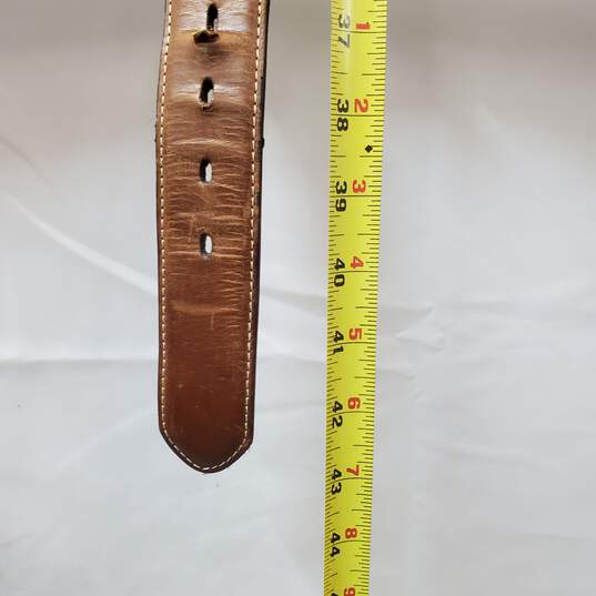 Badger Brown Leather Camo Belt image number 5