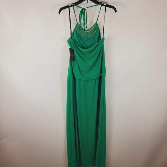 Laundry By Design Women Green Slip Dress S NWT image number 2